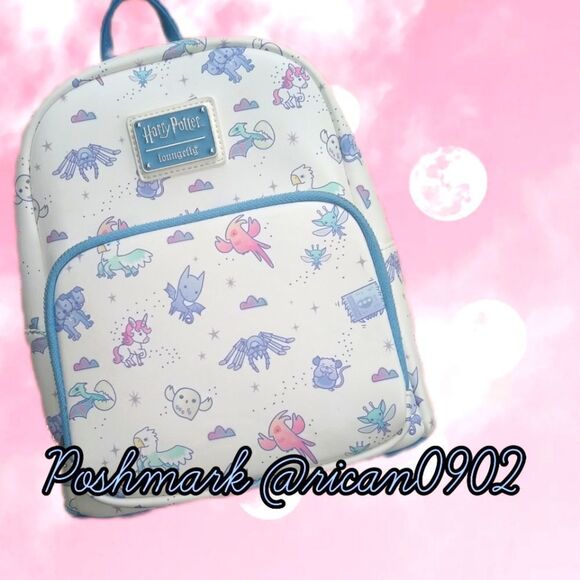 Loungefly Harry Potter Chibi Magical Creatures Mini Backpack - Picture 2 of 7